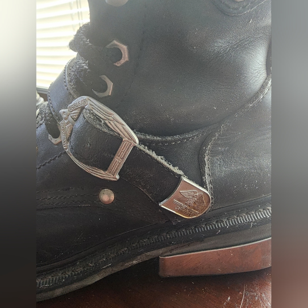 Harley Davidson Men's Size 10 Motorcycle Riding Boots - Picture 11 of 13